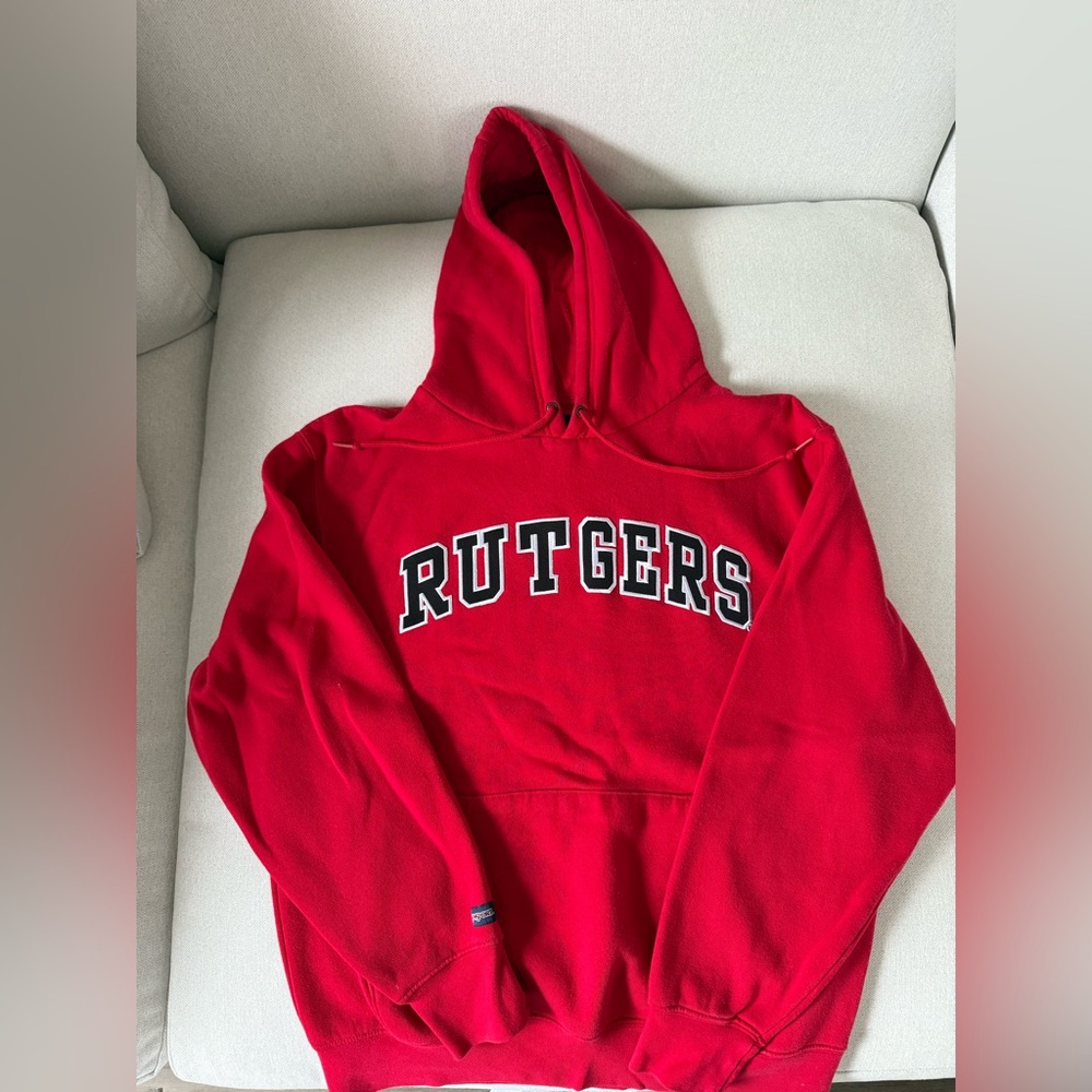 Embroidered Rutgers Hoodie - Picture 1 of 5